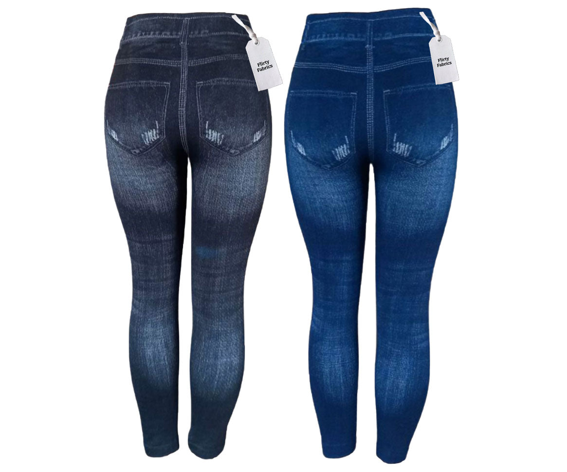 Leggings Winter Thermal Denim Print V2.1 SET