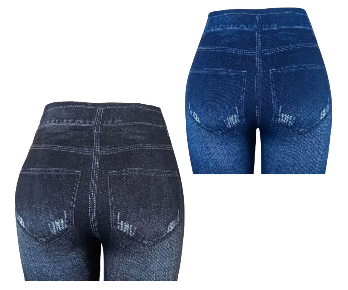 Leggings Winter Thermal Denim Print V2.1 SET