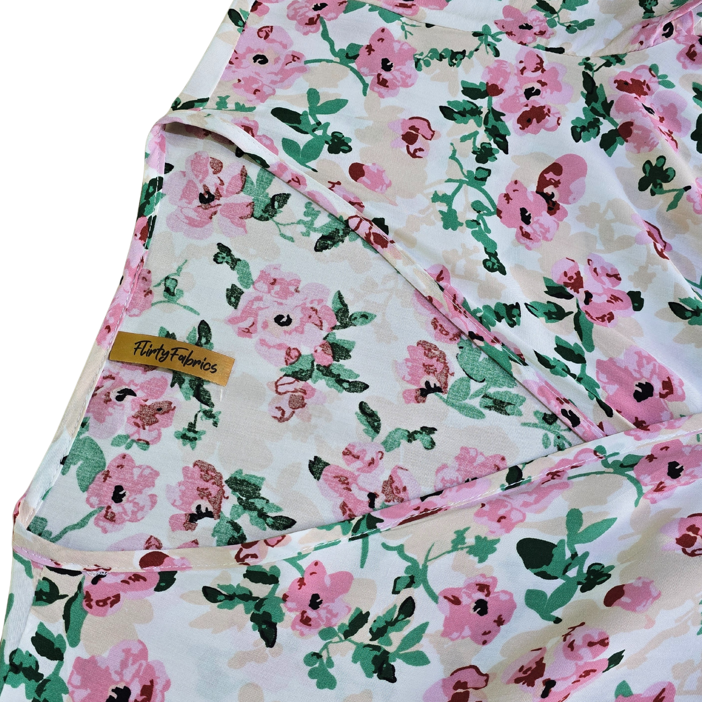 Woman's Breeze Viscose Dress - Foral V-neck Cross over