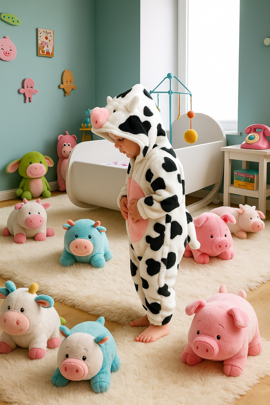 Cow Jumpsuit for Kids