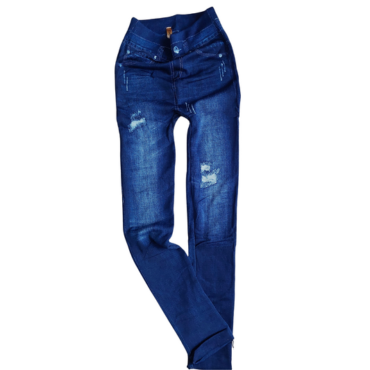 Leggings Winter Thermal Denim Print V2.1