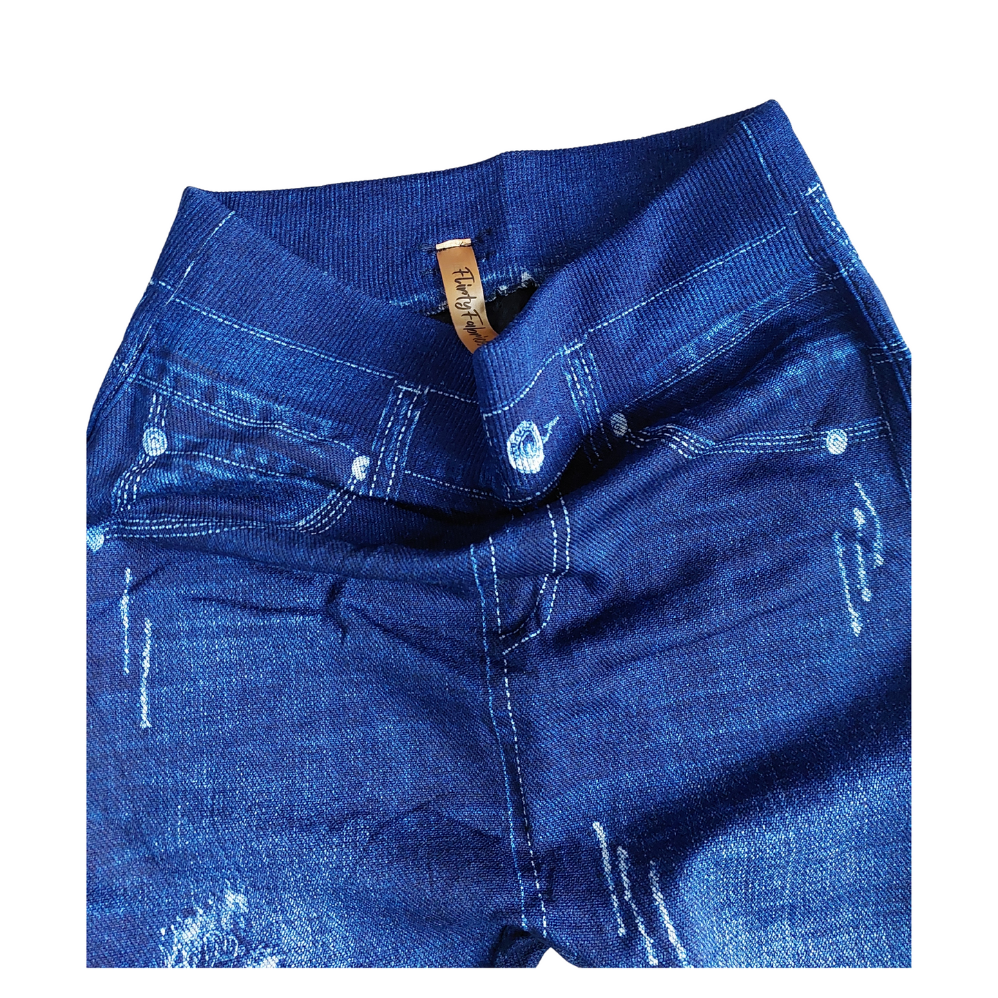Leggings Winter Thermal Denim Print V2.1