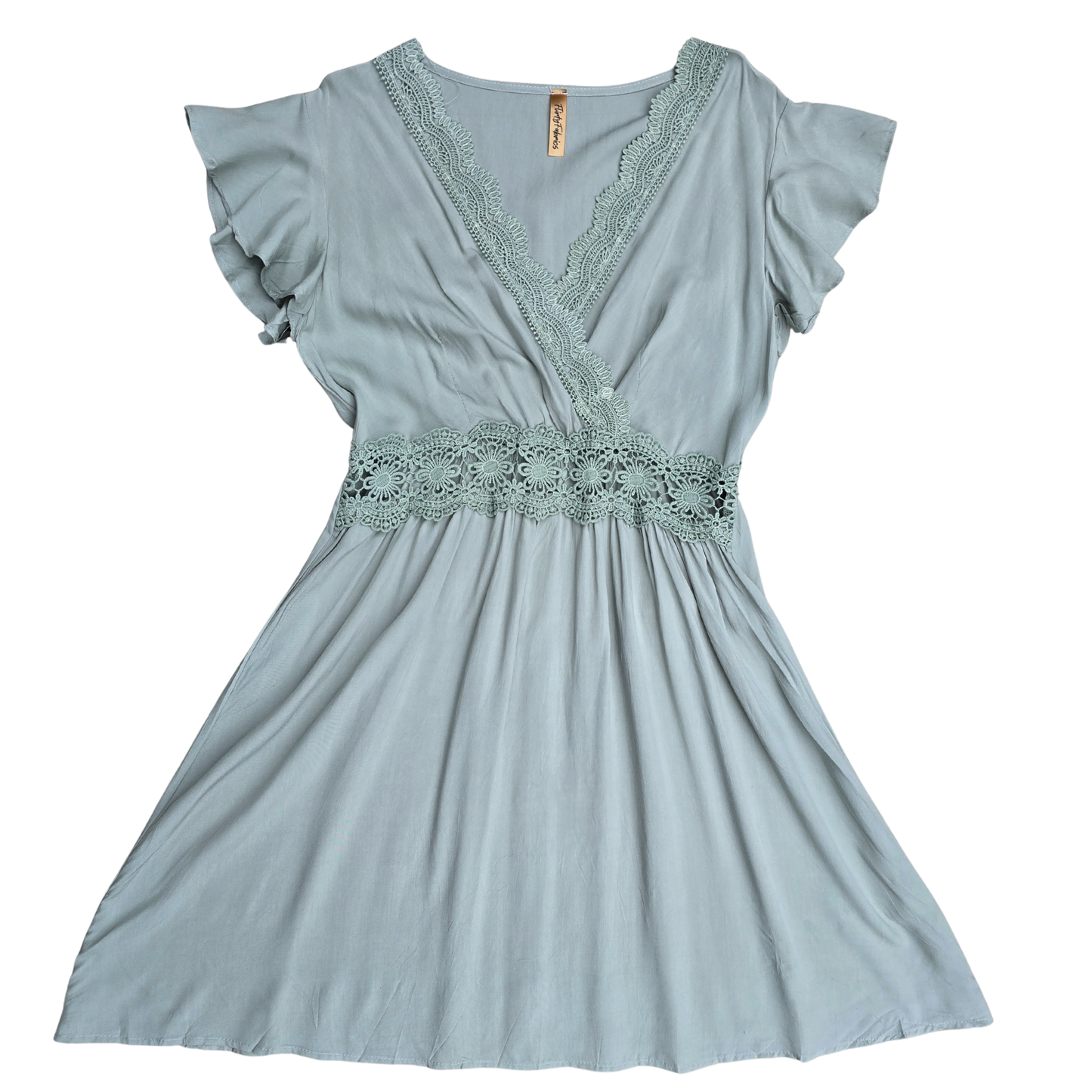 Womans Summer Dress Pastel Mint Green