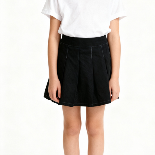 Teen Cotton Skirt black