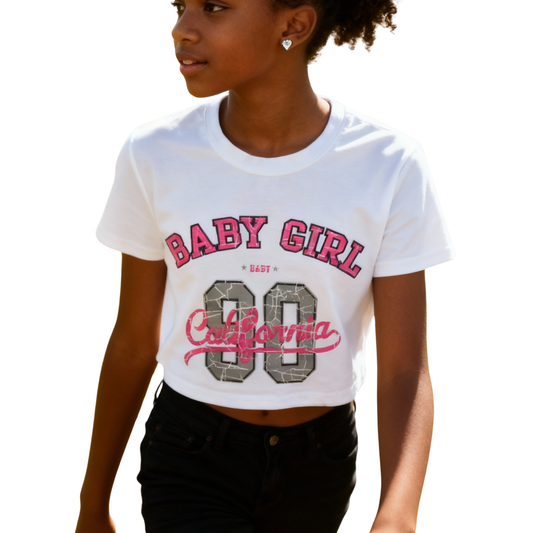 Teen Crop Top - 100% Cotton