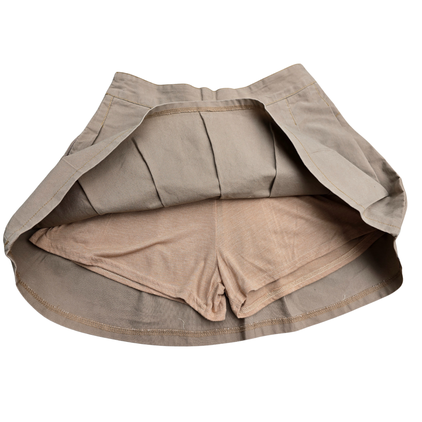 Teen Cotton Skirt Beige