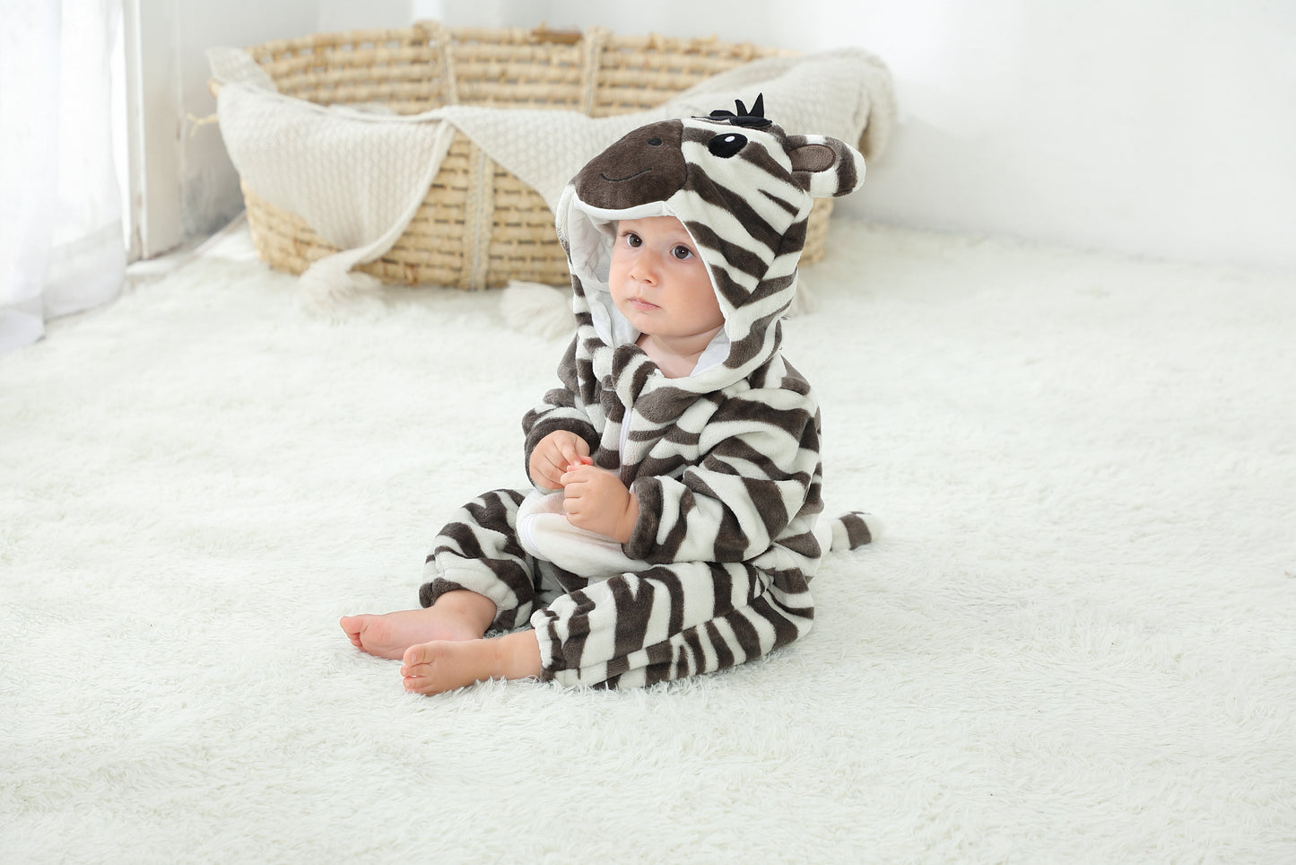 Zebra Jumpsuit for Kids