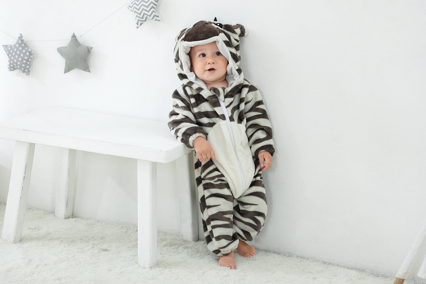 Zebra Jumpsuit for Kids