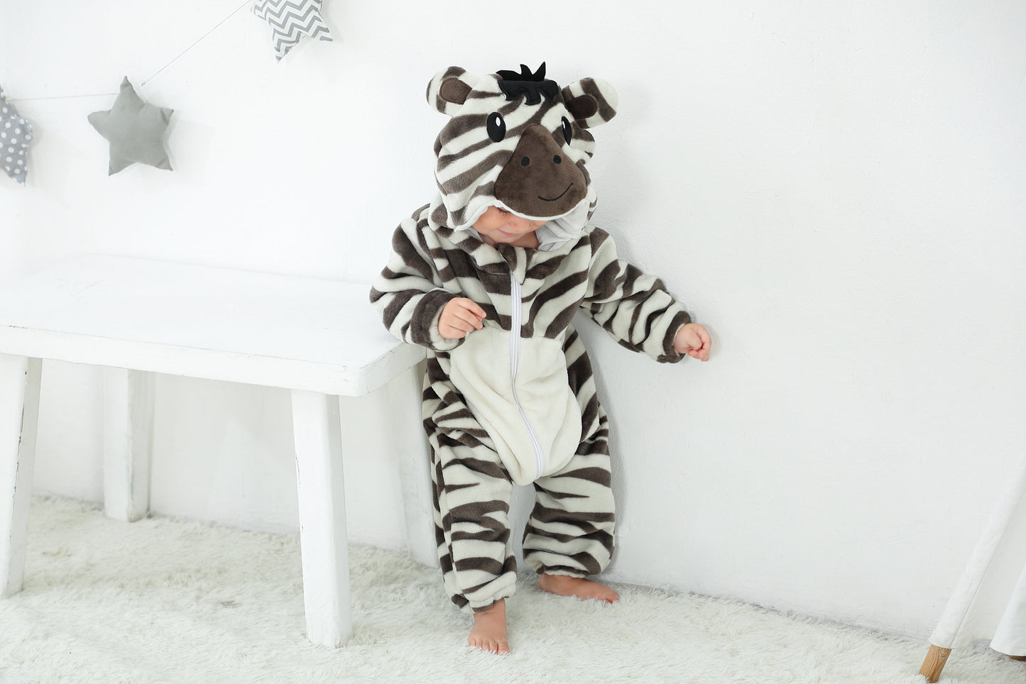 Zebra Jumpsuit for Kids