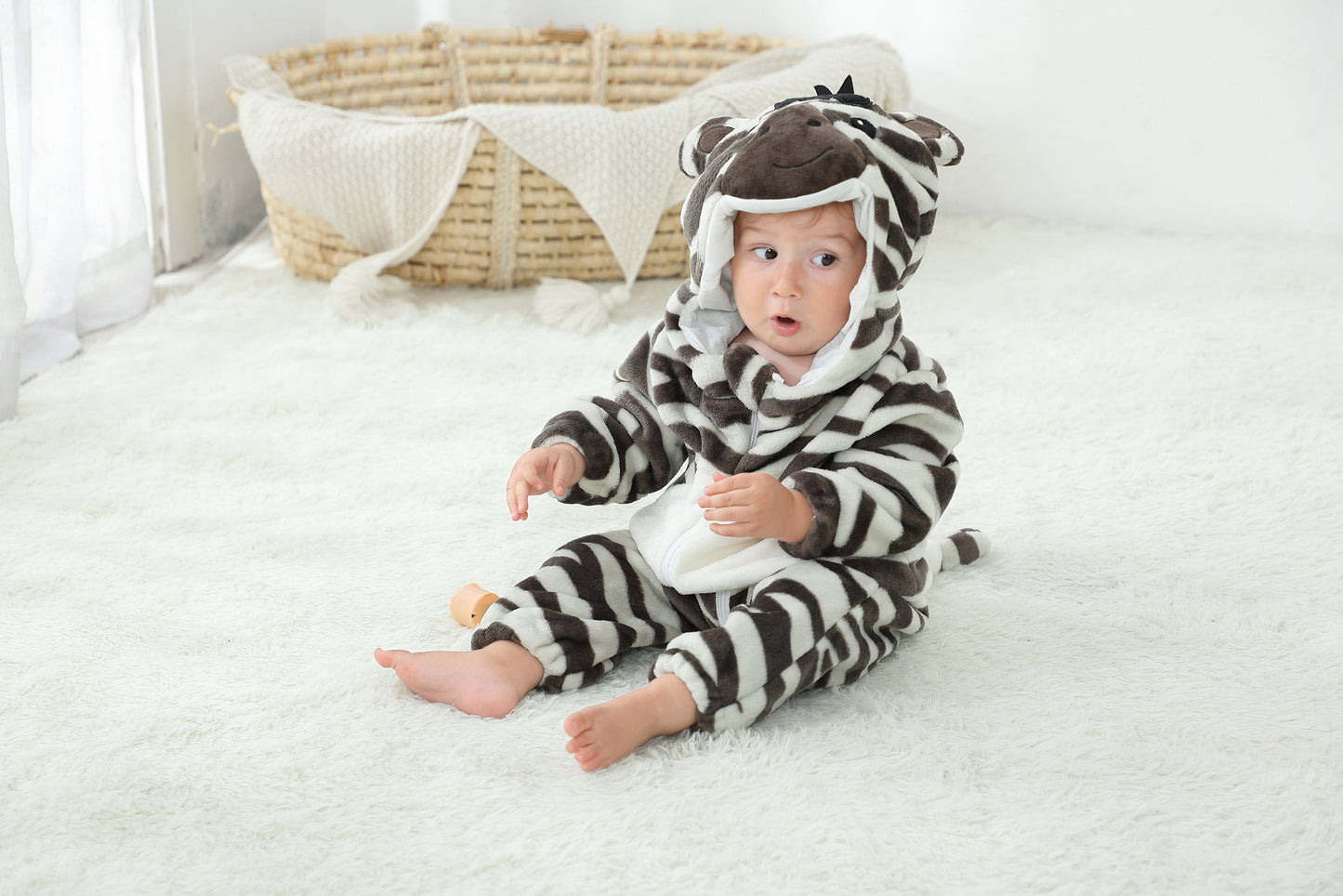Zebra Jumpsuit for Kids