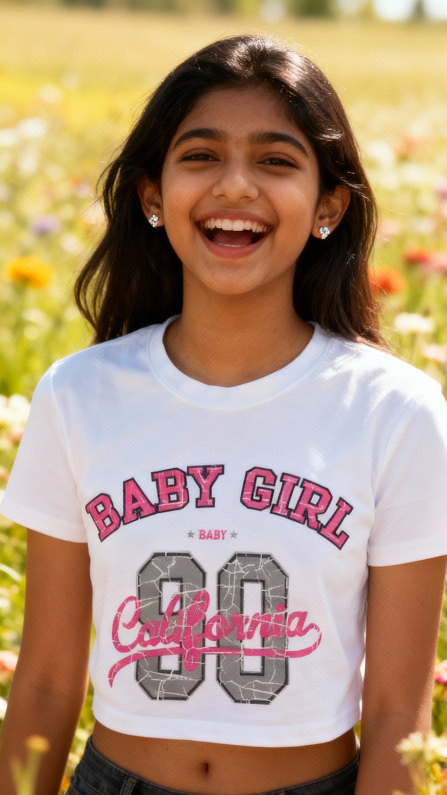 Teen Crop Top - 100% Cotton