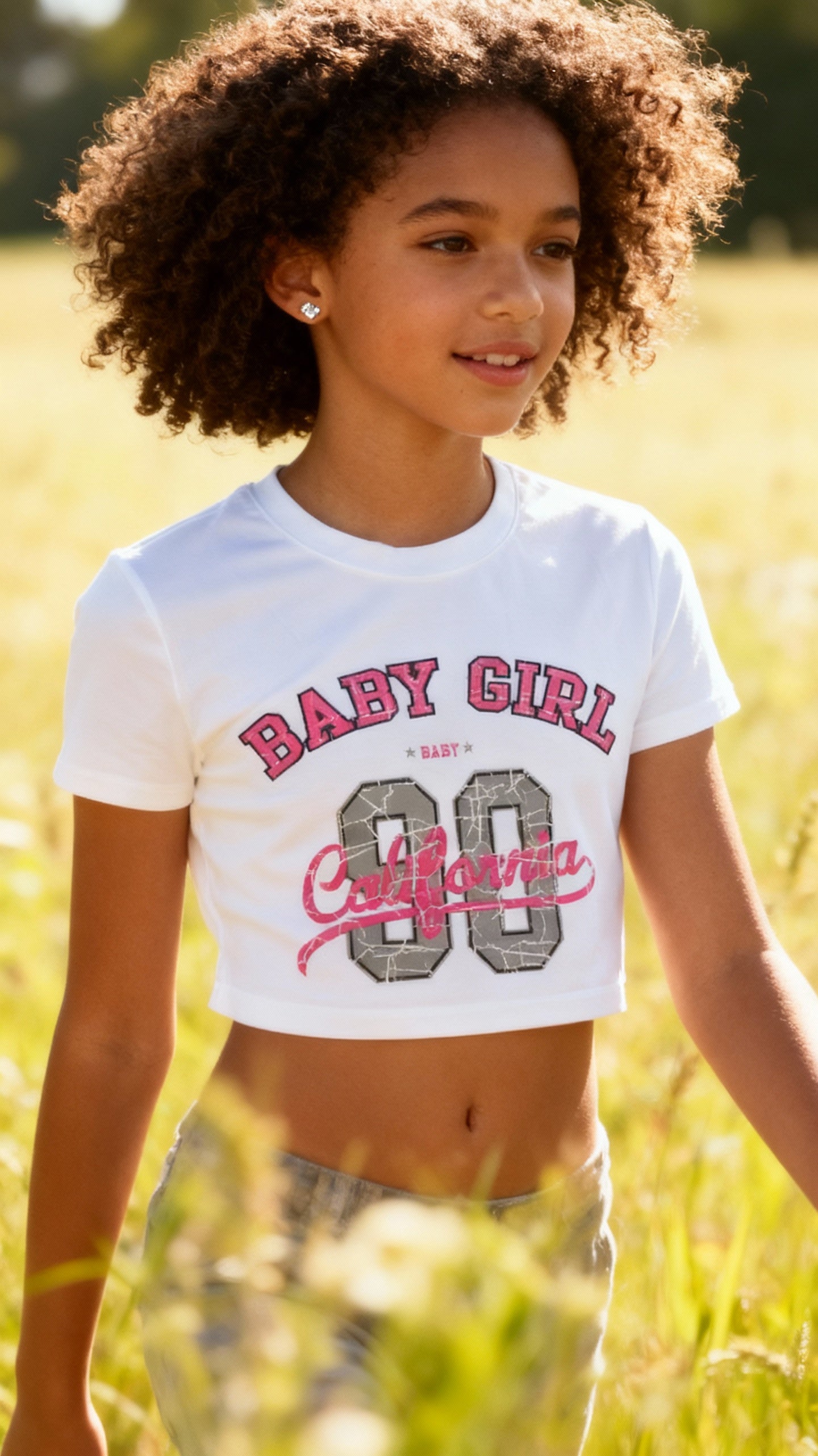 Teen Crop Top - 100% Cotton