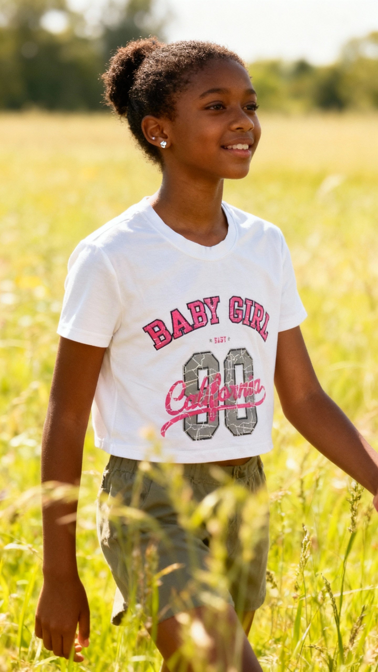 Teen Crop Top - 100% Cotton
