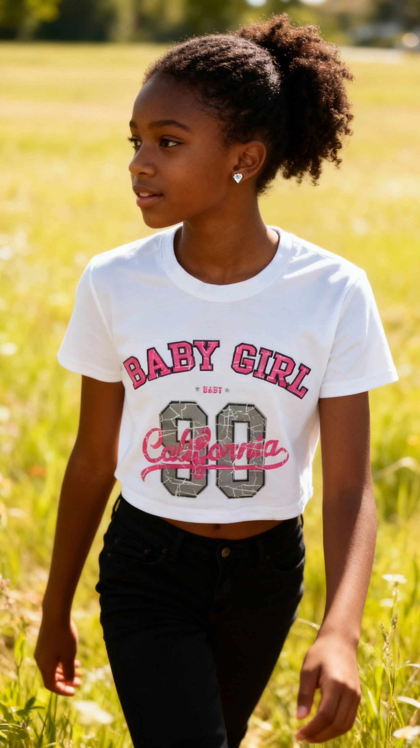 Teen Crop Top - 100% Cotton