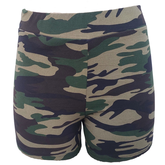 Yoga shorts - Cammo