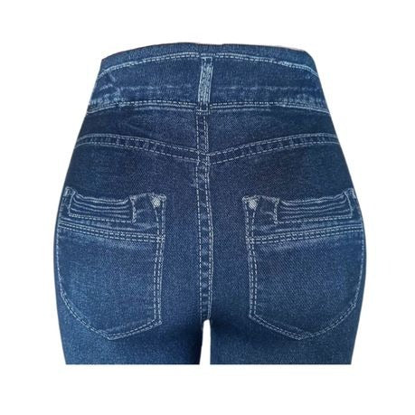 Leggings Winter Thermal Denim Print V2.0