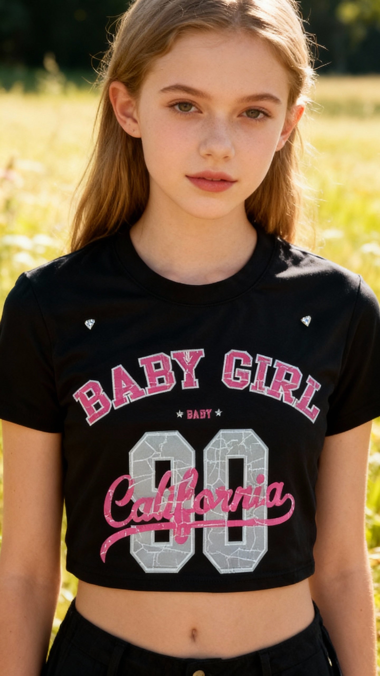 Teen Crop Top - 100% Cotton