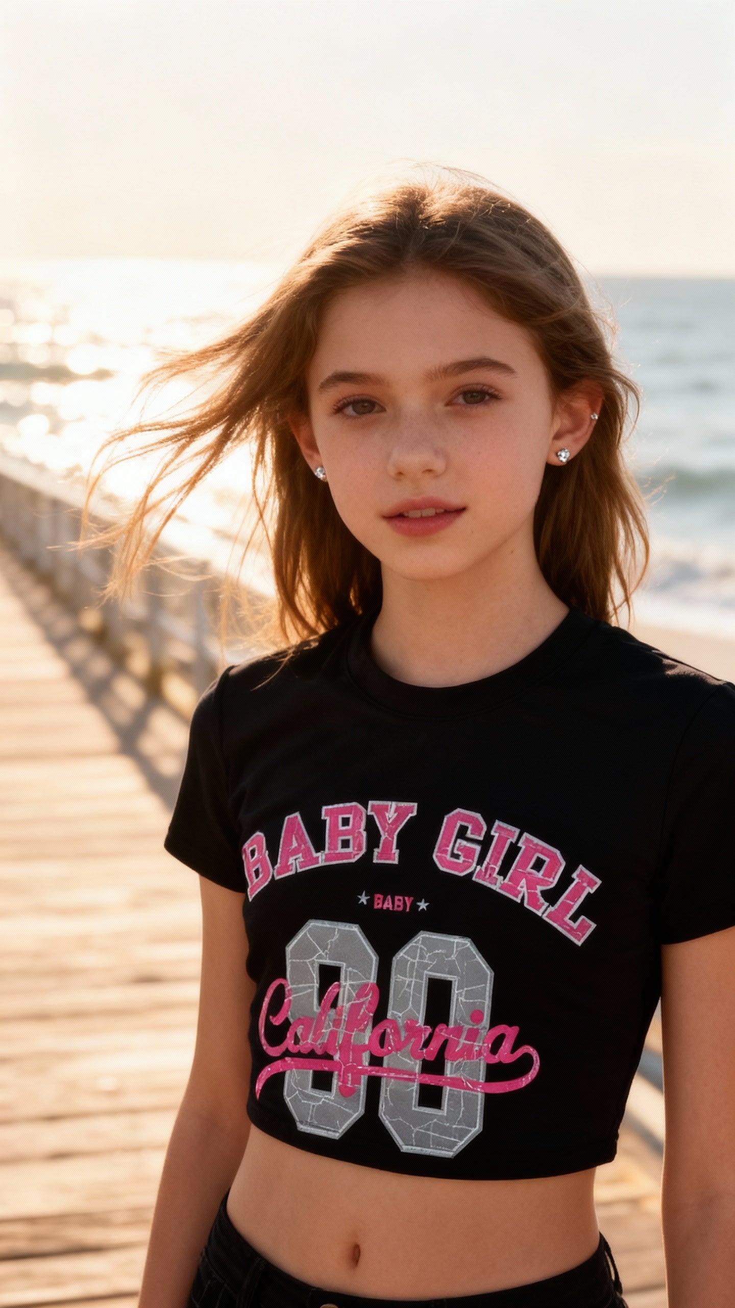 Teen Crop Top - 100% Cotton