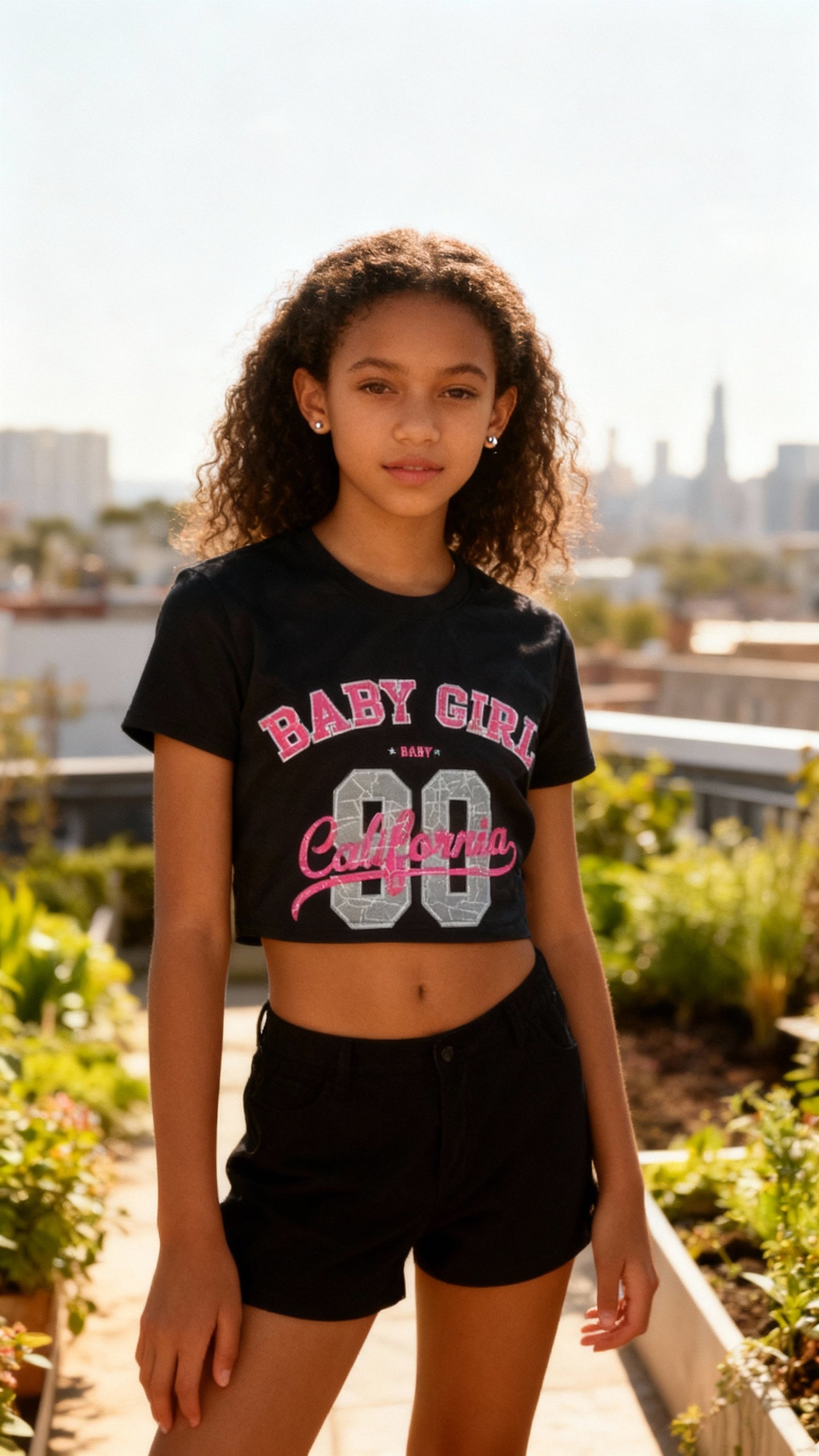 Teen Crop Top - 100% Cotton