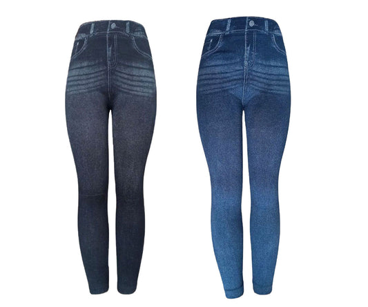 Leggings Winter Thermal Denim Print V2.0 Set